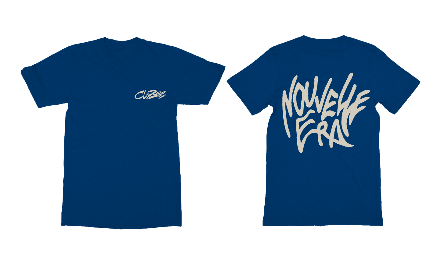 Blue Nouvelle Era Tee (6603940495454)