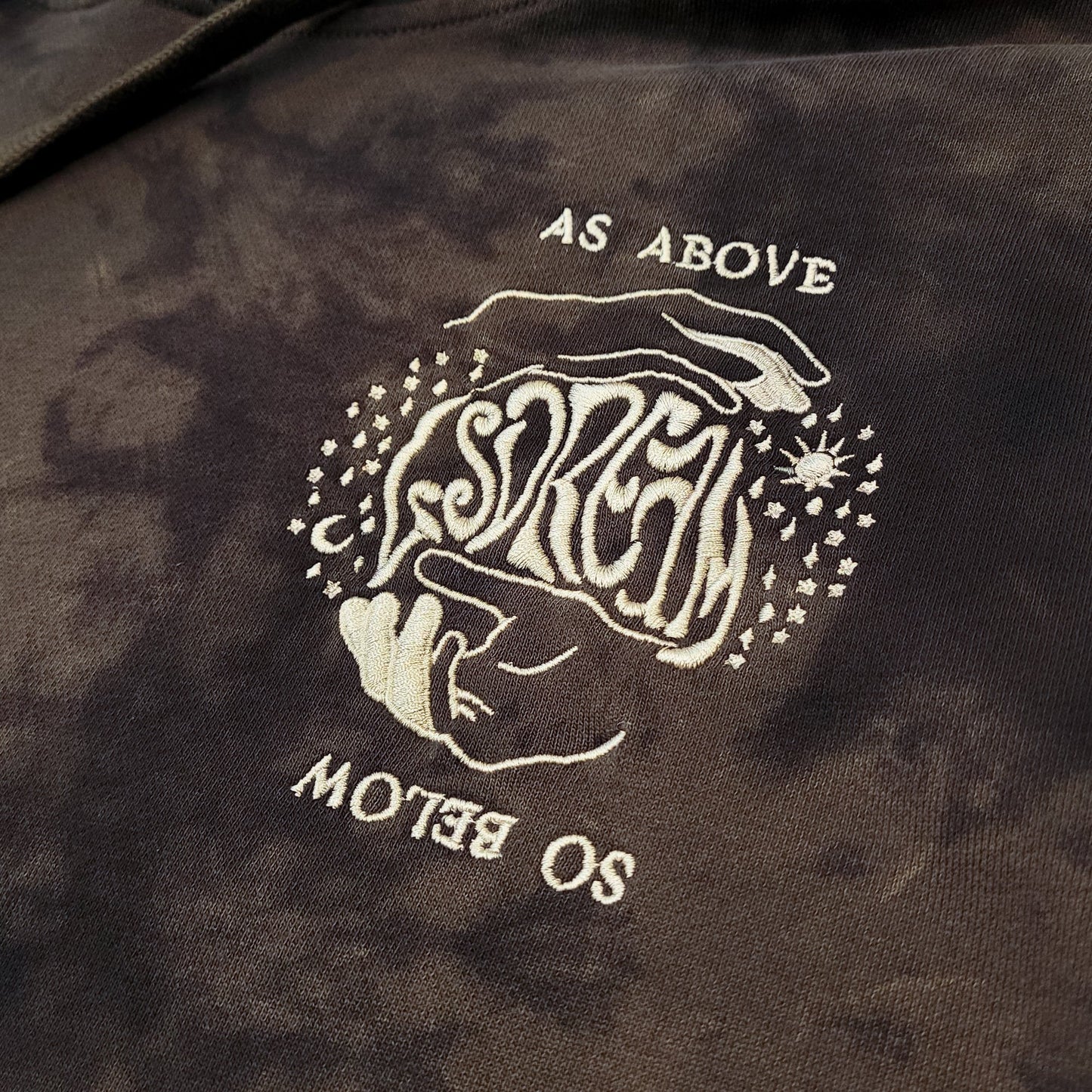 COMING SOON 4/19 - 11:11 am PST - As Above So Below Dyed Hoodie