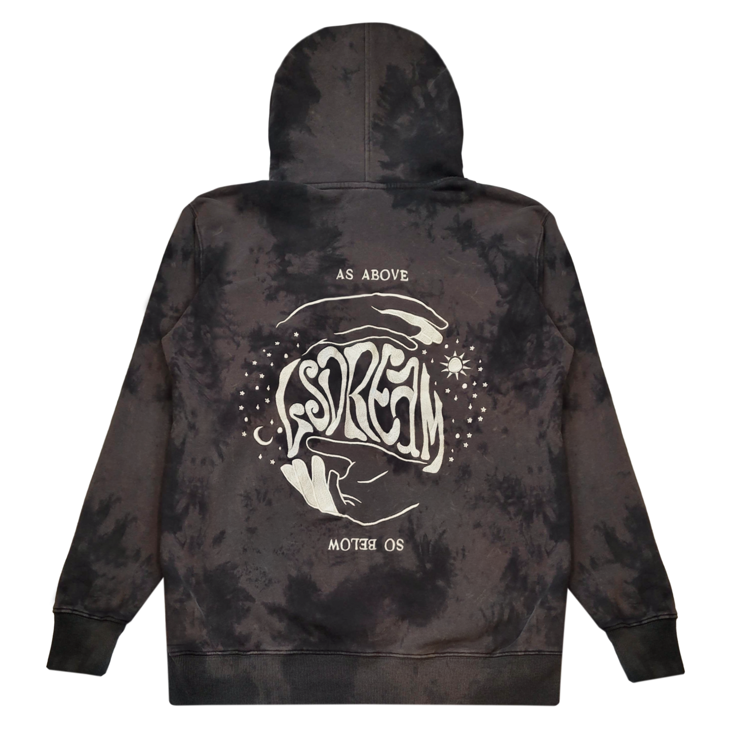 COMING SOON 4/19 - 11:11 am PST - As Above So Below Dyed Hoodie