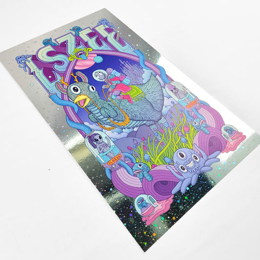LSZEE - Enigma Galaxy Foil Poster by Chuck - U