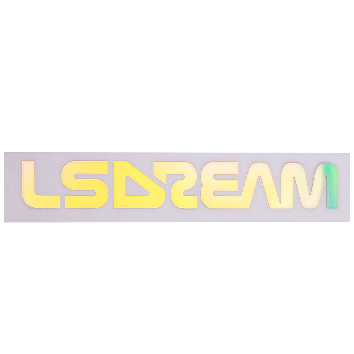 LSDREAM Holographic Block Logo Car Decal