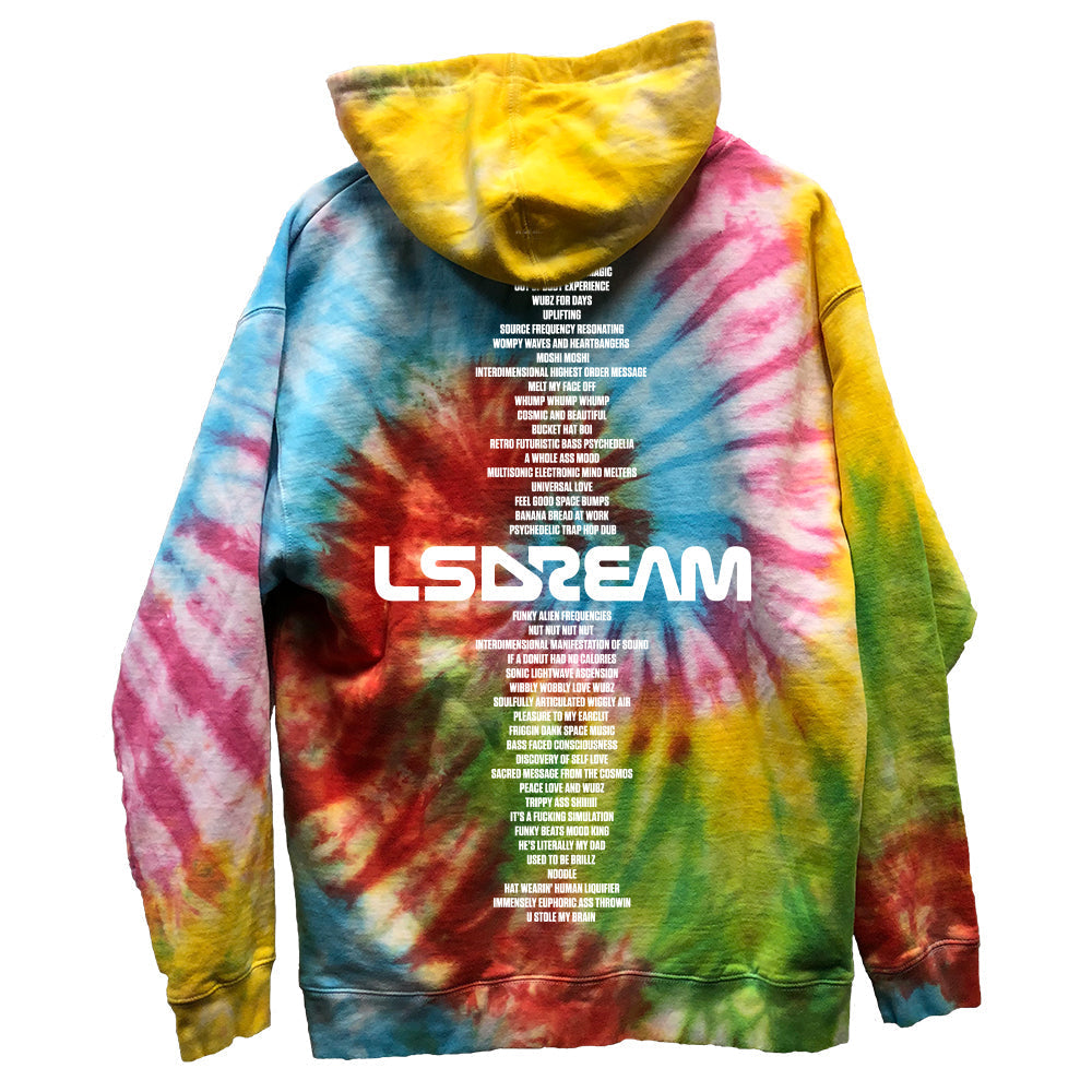 I AM BASS Hoodie (Tie Dye Flip)
