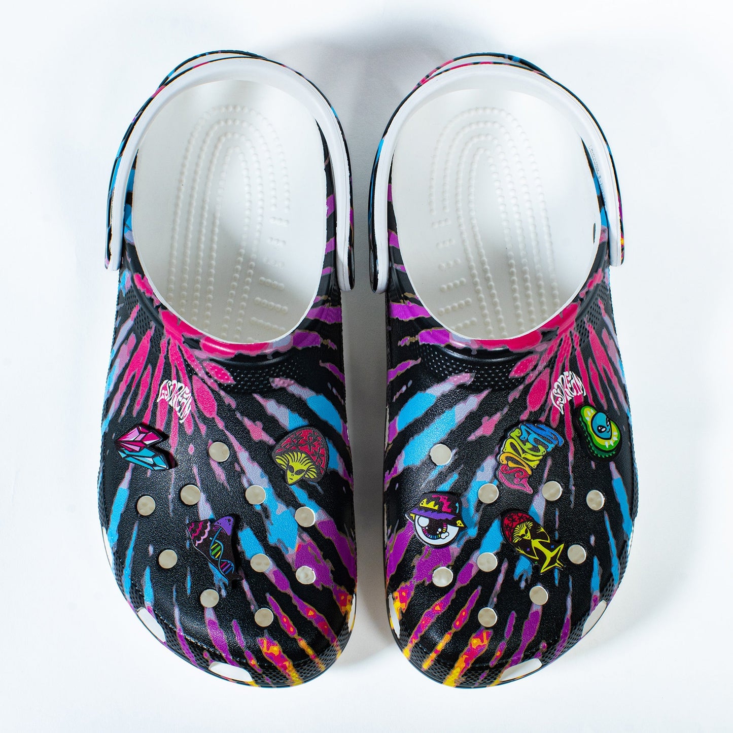 LSDREAM - Custom Tie Dye Crocs