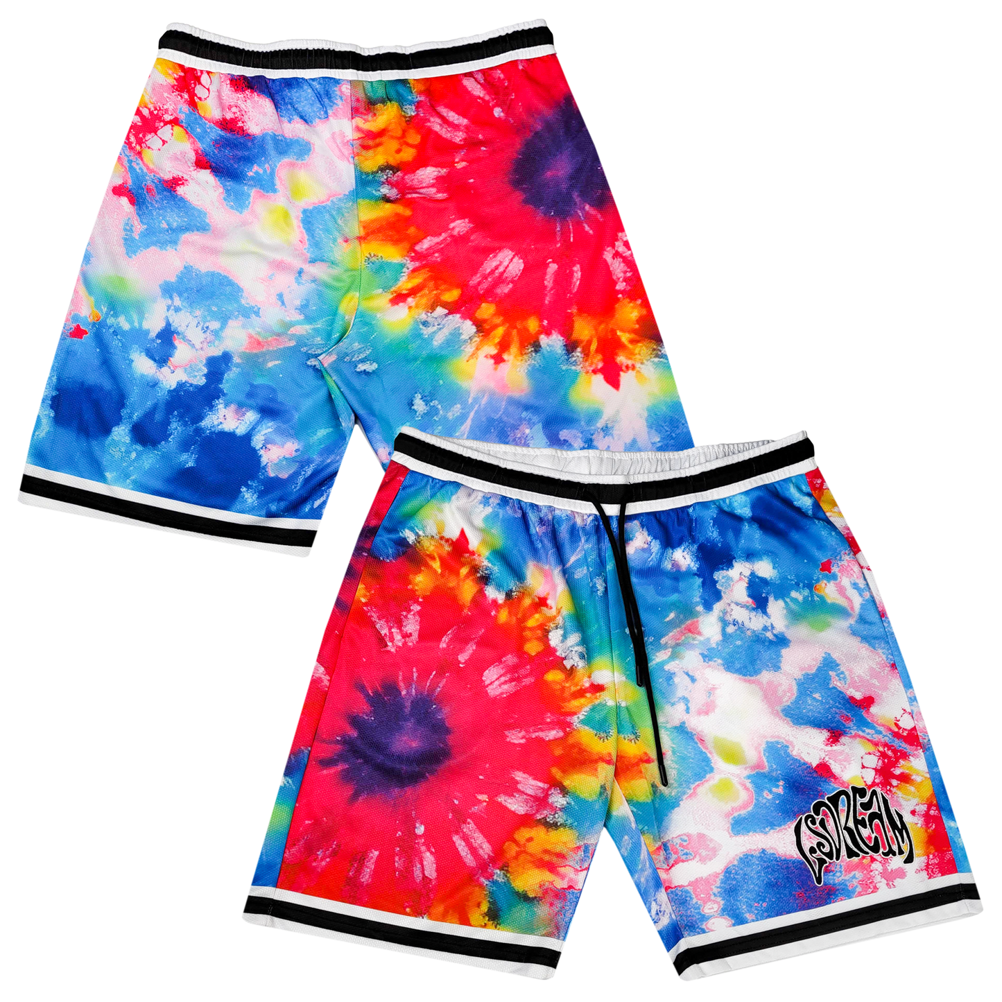 LSDREAM - Basketball Shorts - Tie Dye