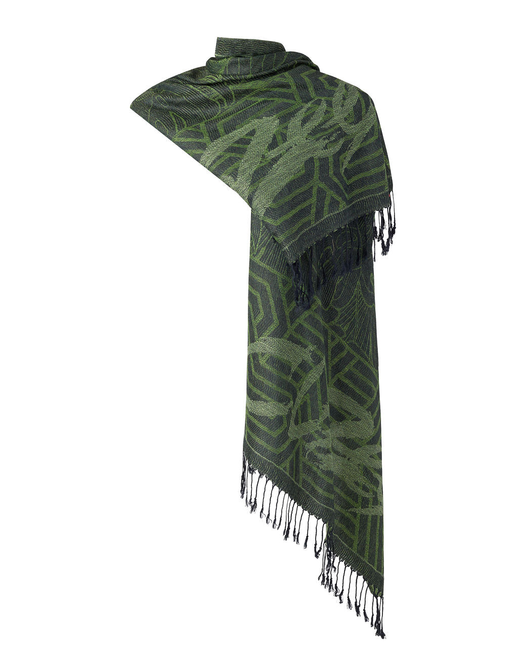 Green Tribe Pashmina (6562983018590)