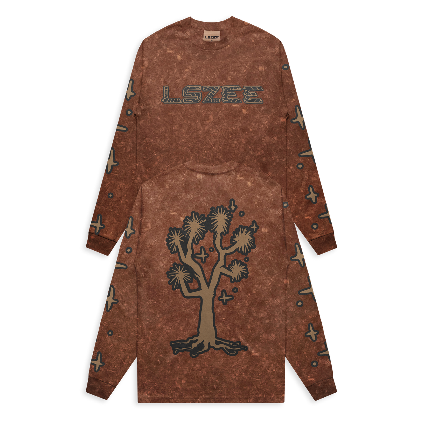 Avail 11/29 @ 11:11am PT - LSZEE - Joshua Tree Tie Dye Longsleeve