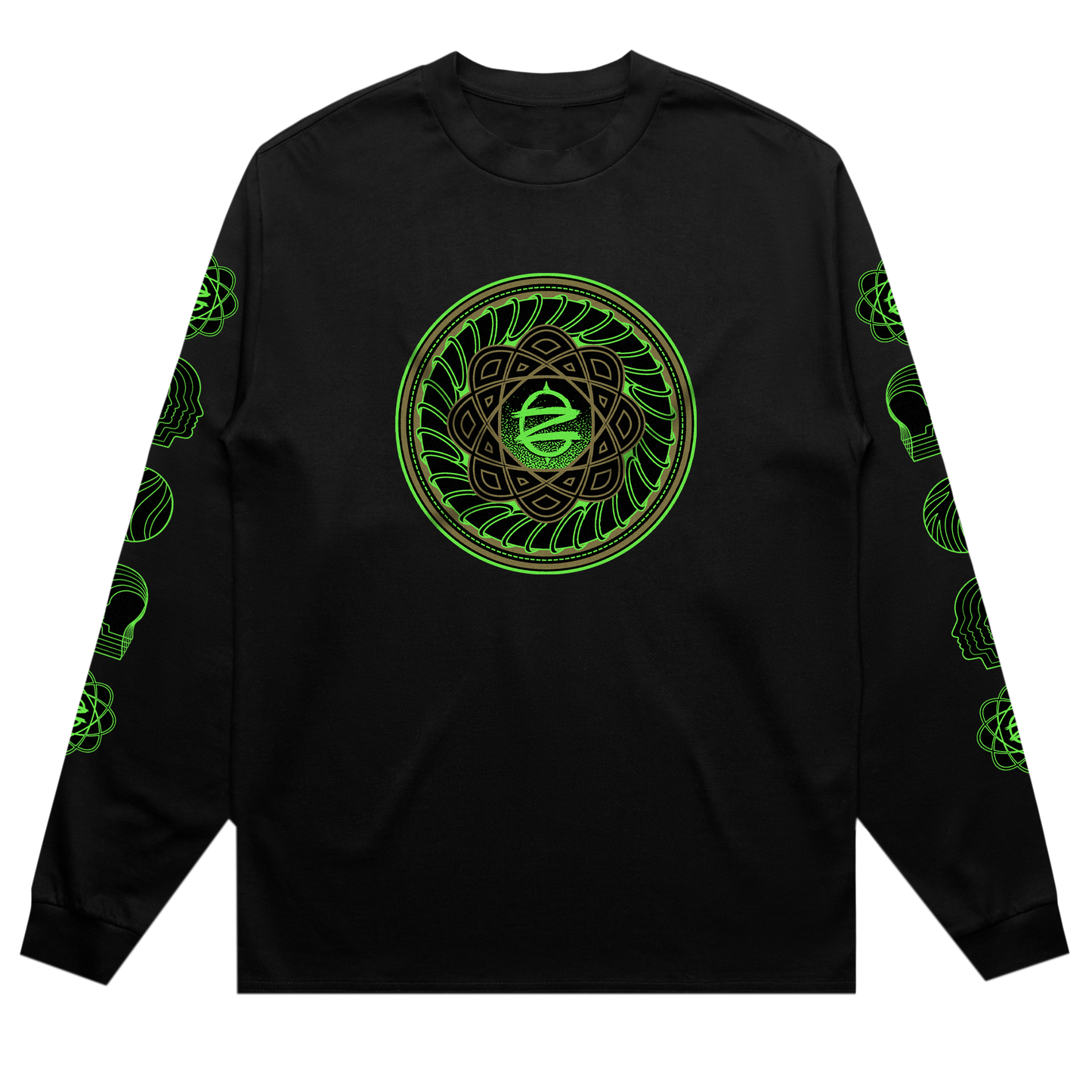 Green Earth Long Sleeve - Black