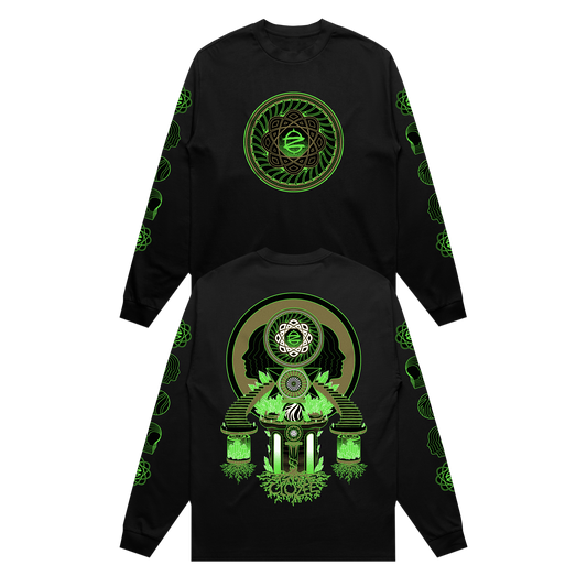 Green Earth Long Sleeve - Black