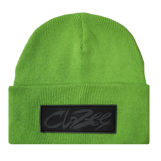 CloZee - Logo - Neon Green Beanie