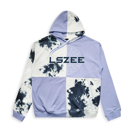 Avail 11/29 @ 11:11am PT - LSZEE - ALTR Patchwork Hoodie - Blue / White