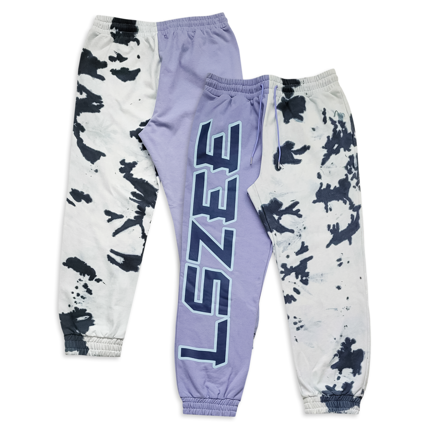 Avail 11/29 @ 11:11am PT - LSZEE - ALTR Patchwork Sweats - Blue / White