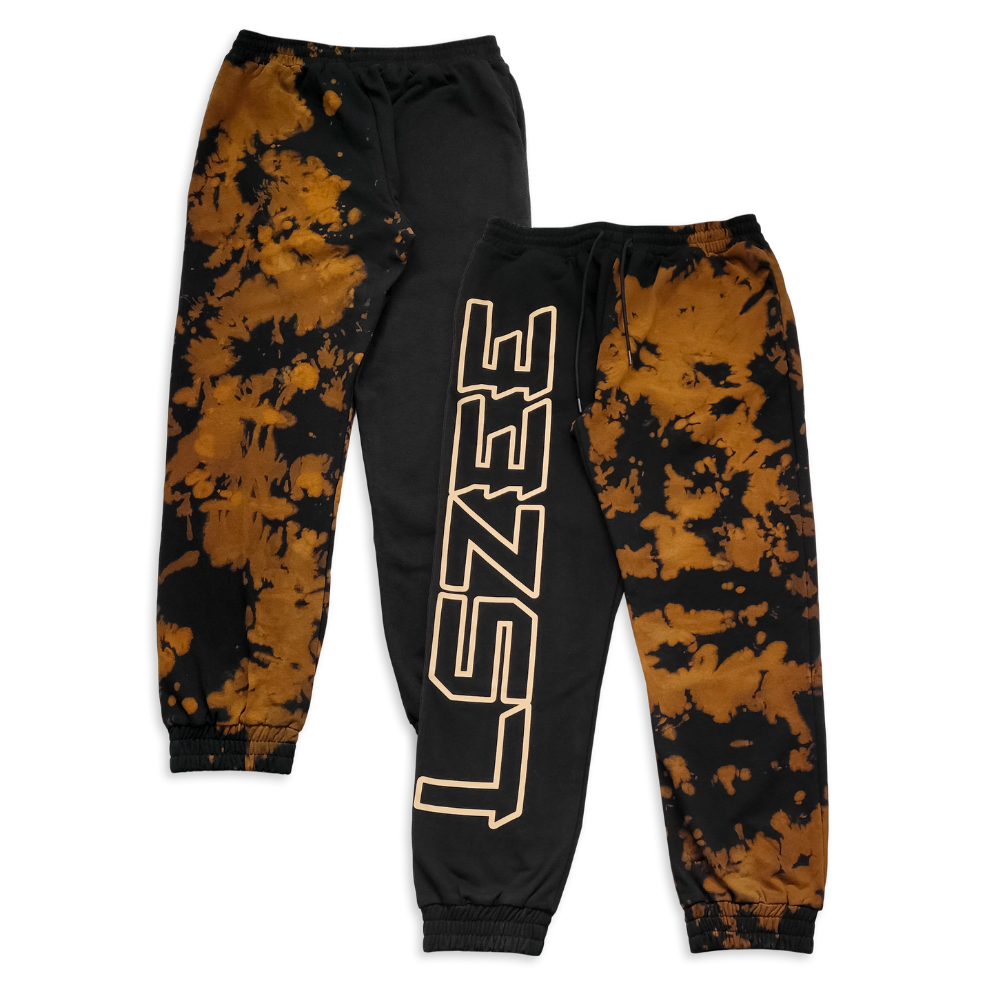 Avail 11/29 @ 11:11am PT - LSZEE - ALTR Patchwork Sweats - Orange / Black