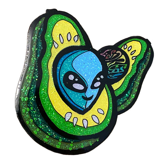 Ava The Aliencado Pin