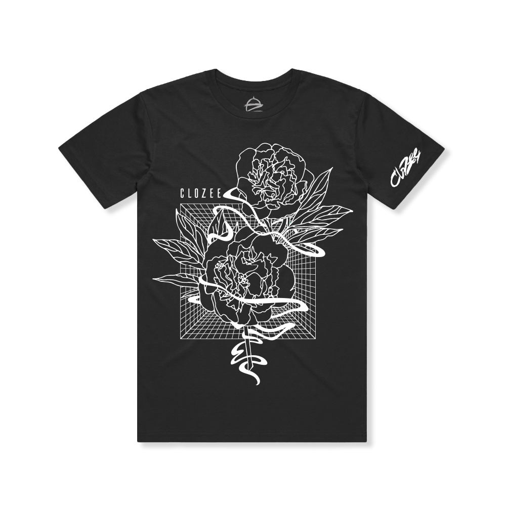 Avail 11/29 @ 11:11am PT - CLOZEE - Rose Noir Tee