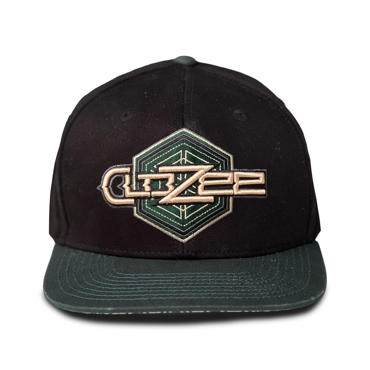 CloZee - Forest Green Snapback - Black/Green