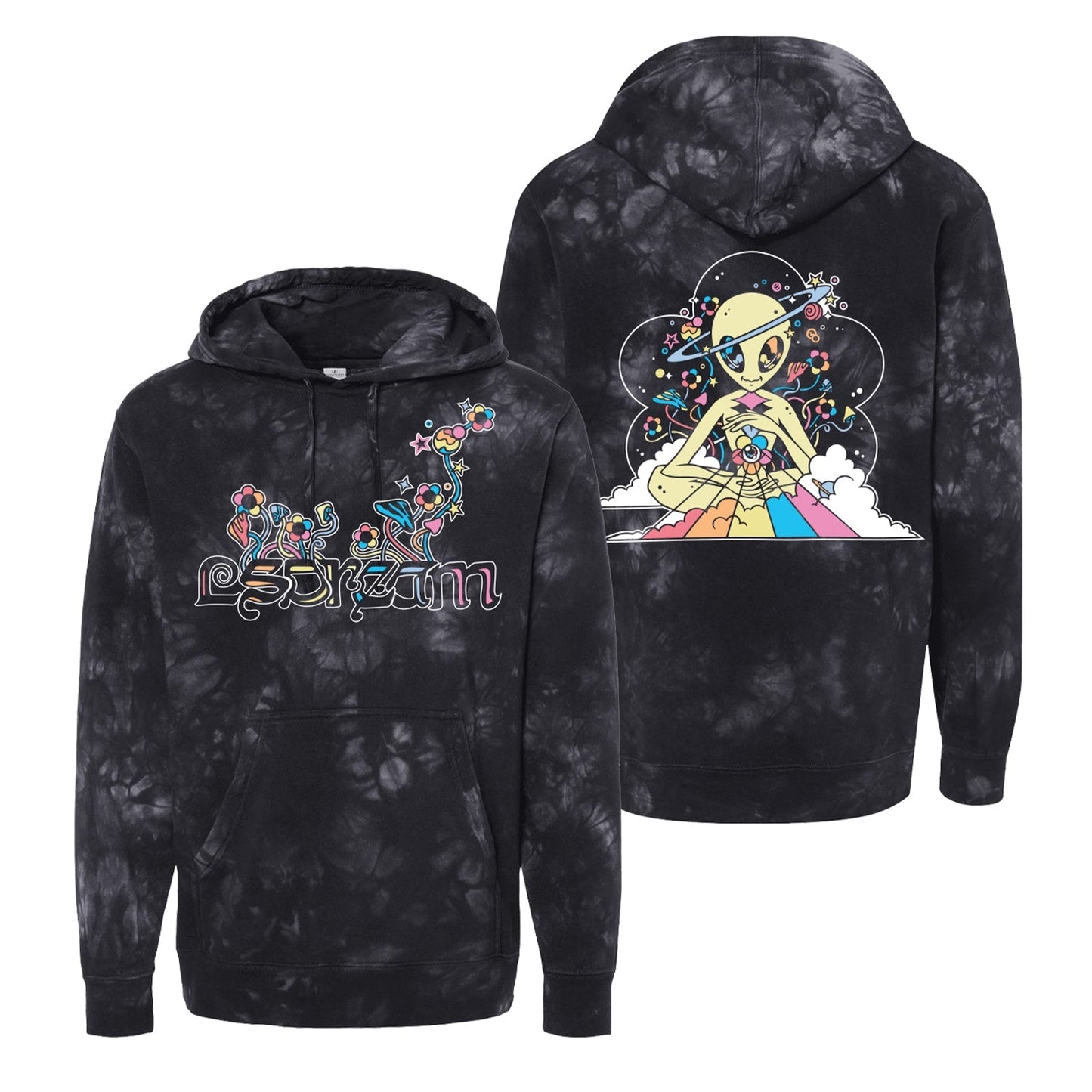 Cosmic Love Tie Dye Hoodie