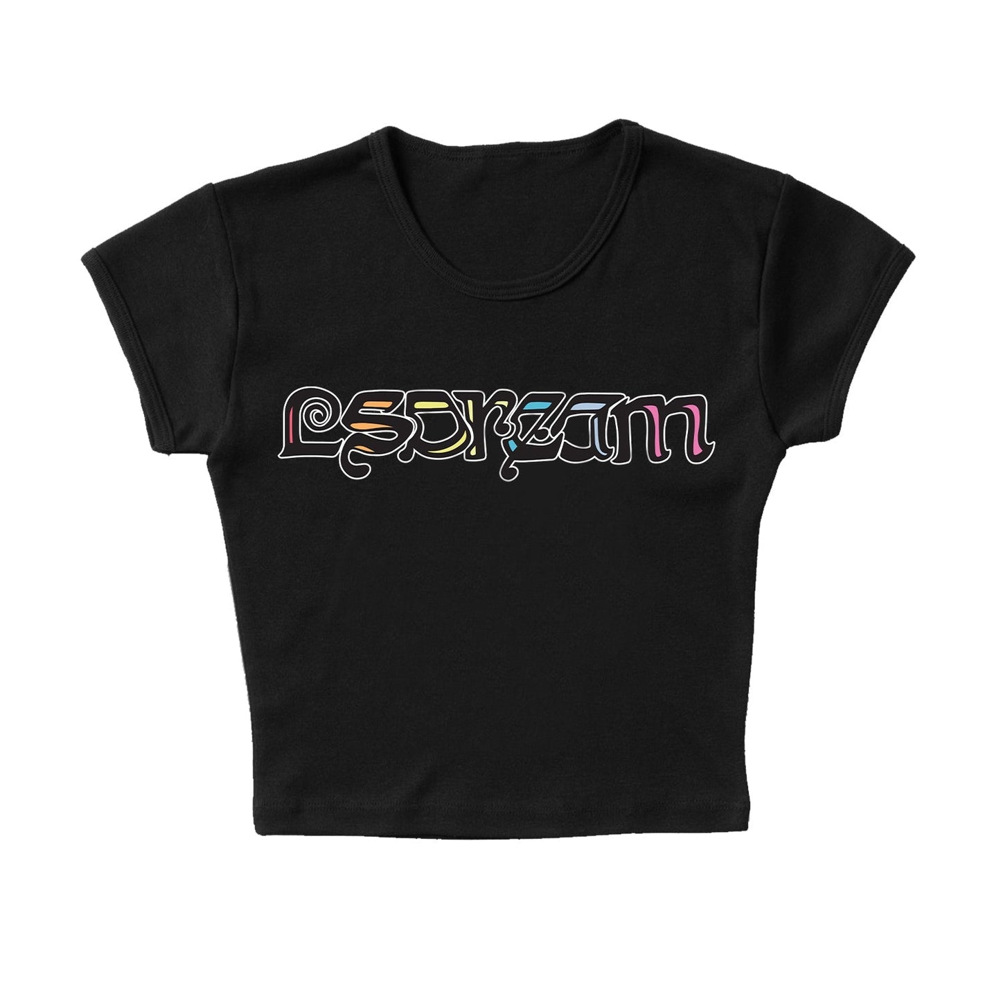 LSDREAM - Cosmic Love Logo Crop Tee