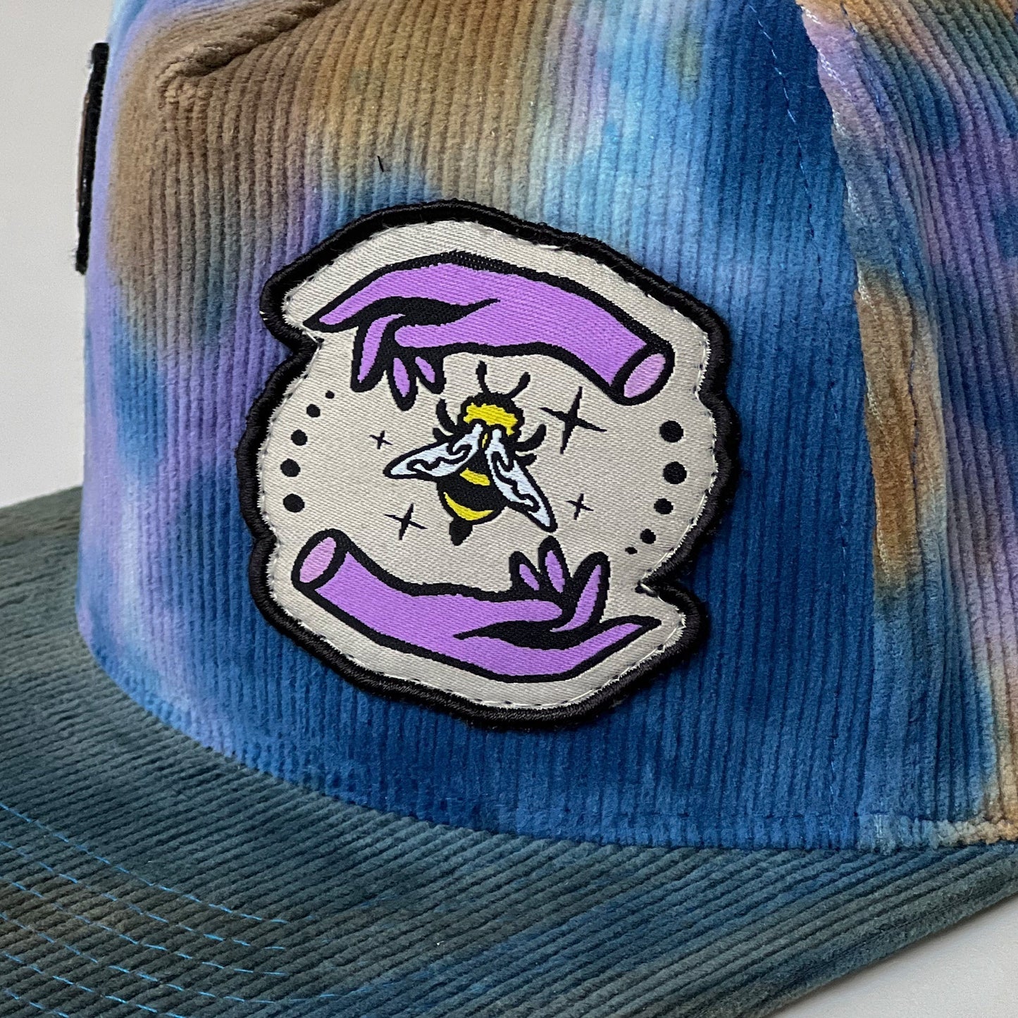 LSDREAM - Tie Dye Patch Corduroy Hat