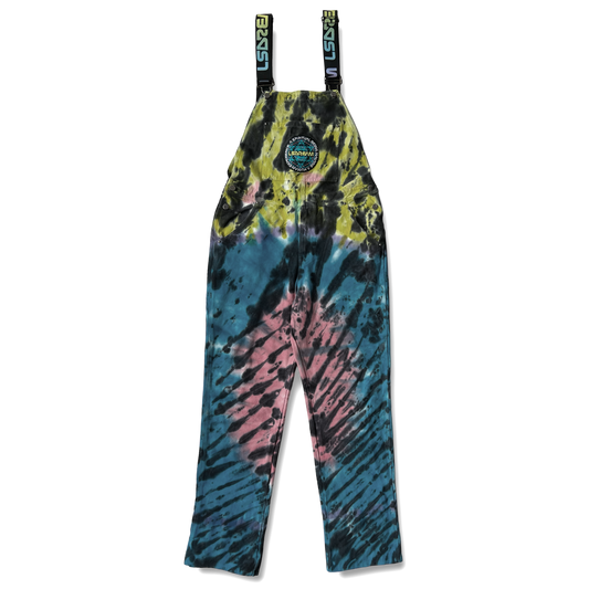 LSDREAM CUSTOM TIE-DYE OVERALLS