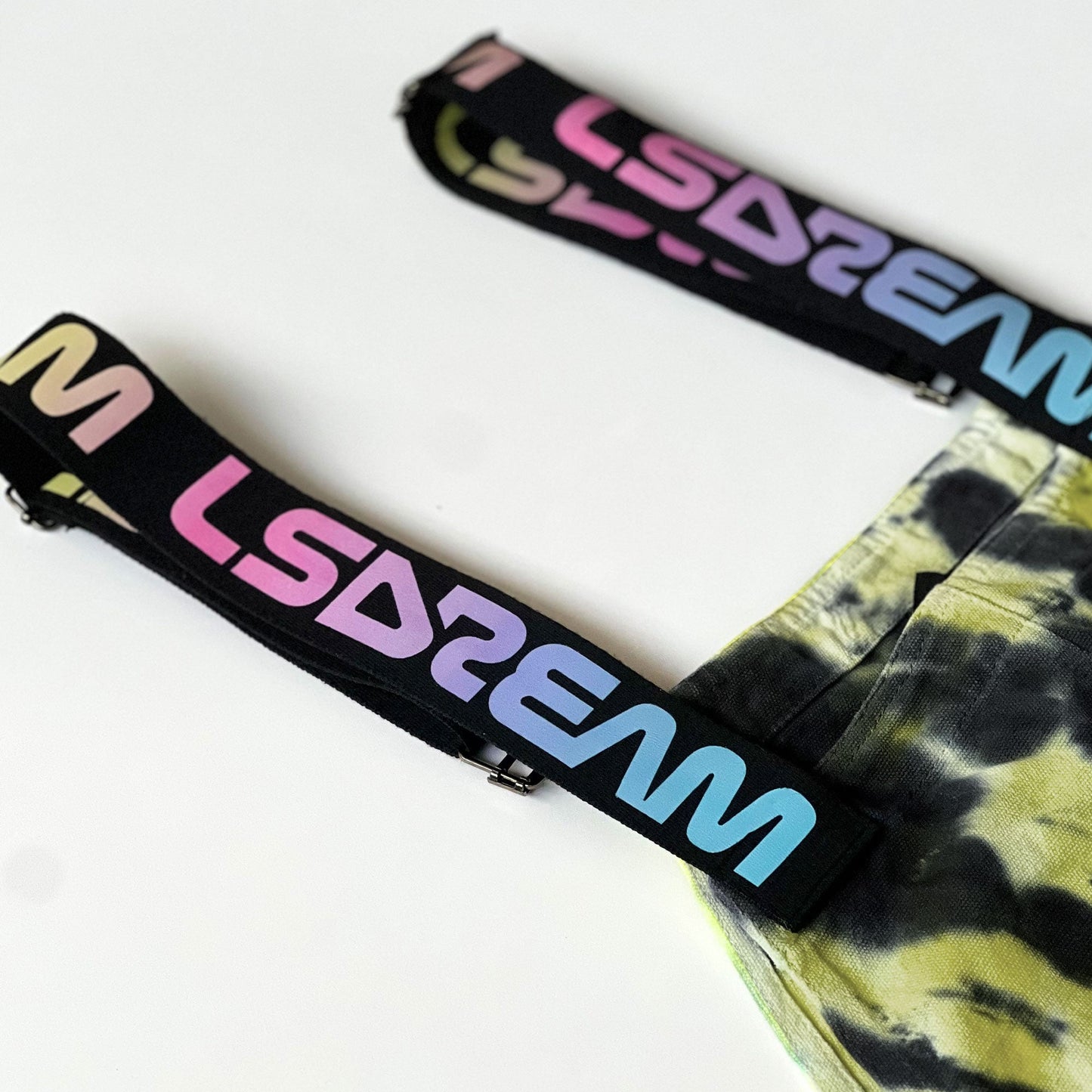 LSDREAM CUSTOM TIE-DYE OVERALLS