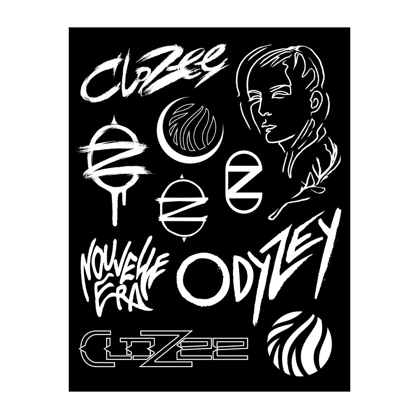 CloZee - Odyzey Sticker Sheet