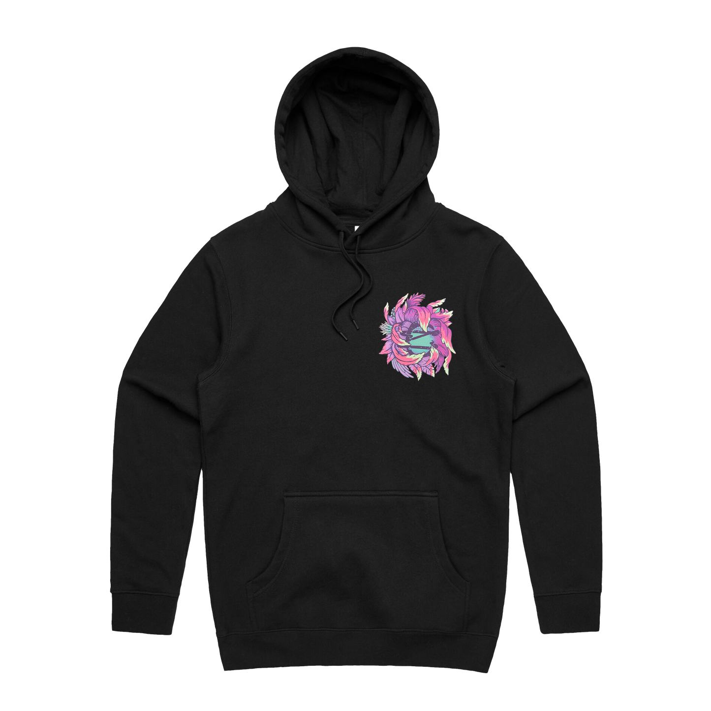 CloZee - Radiant Flora Hoodie – Black