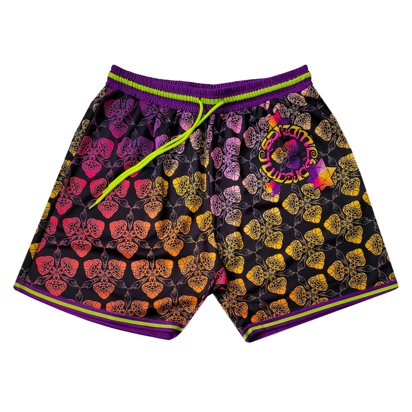 LSDREAM - Rainbow Basketball Shorts - Mushkaba