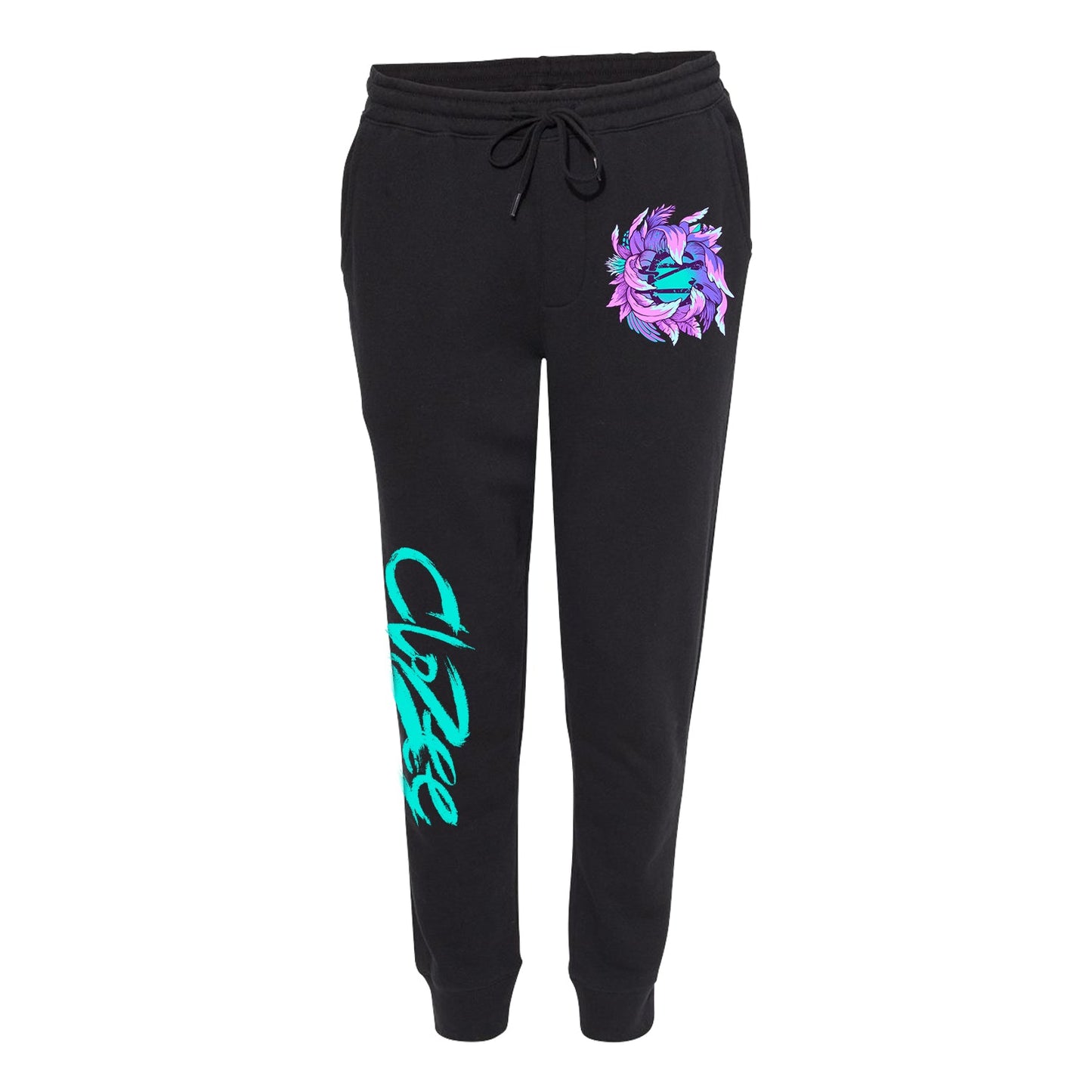 CloZee - Radiant Flora Sweatpants - Black