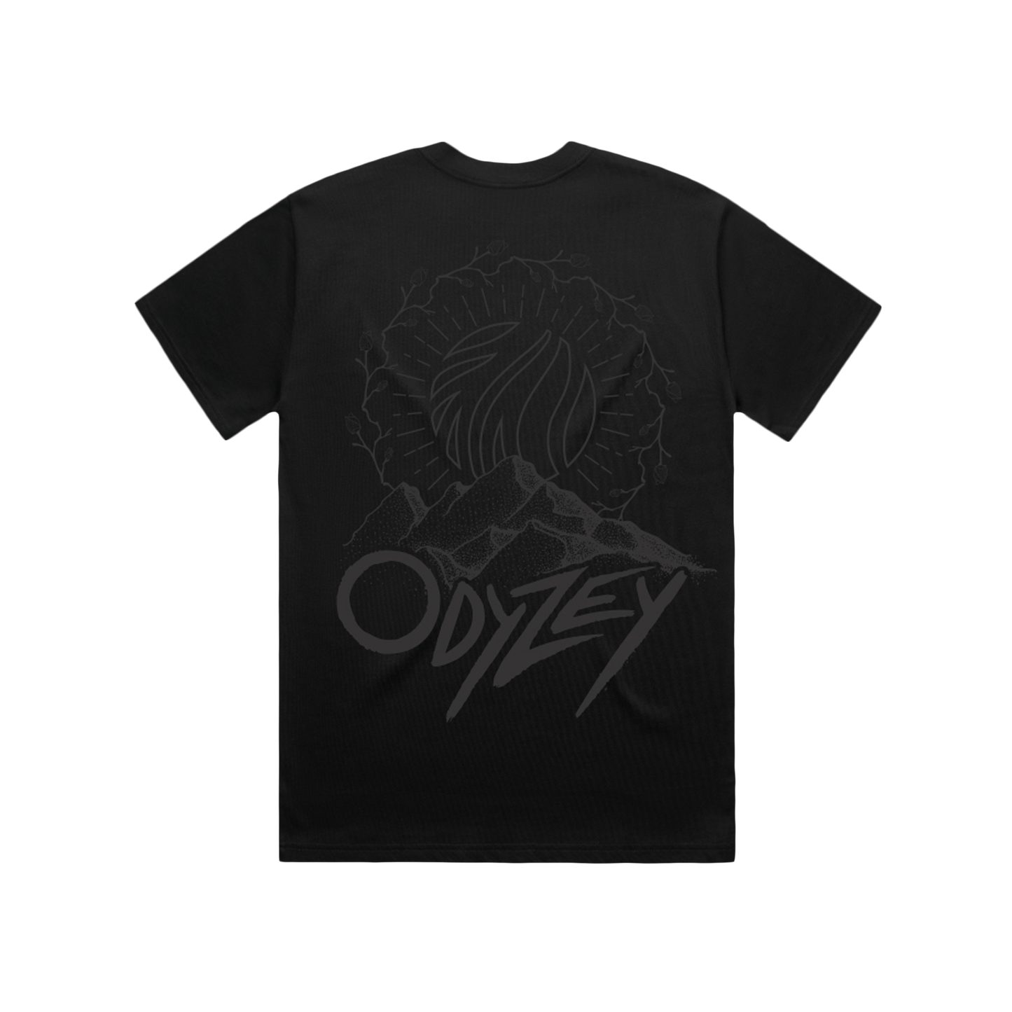 CloZee - Odyzey - Black on Black Tee