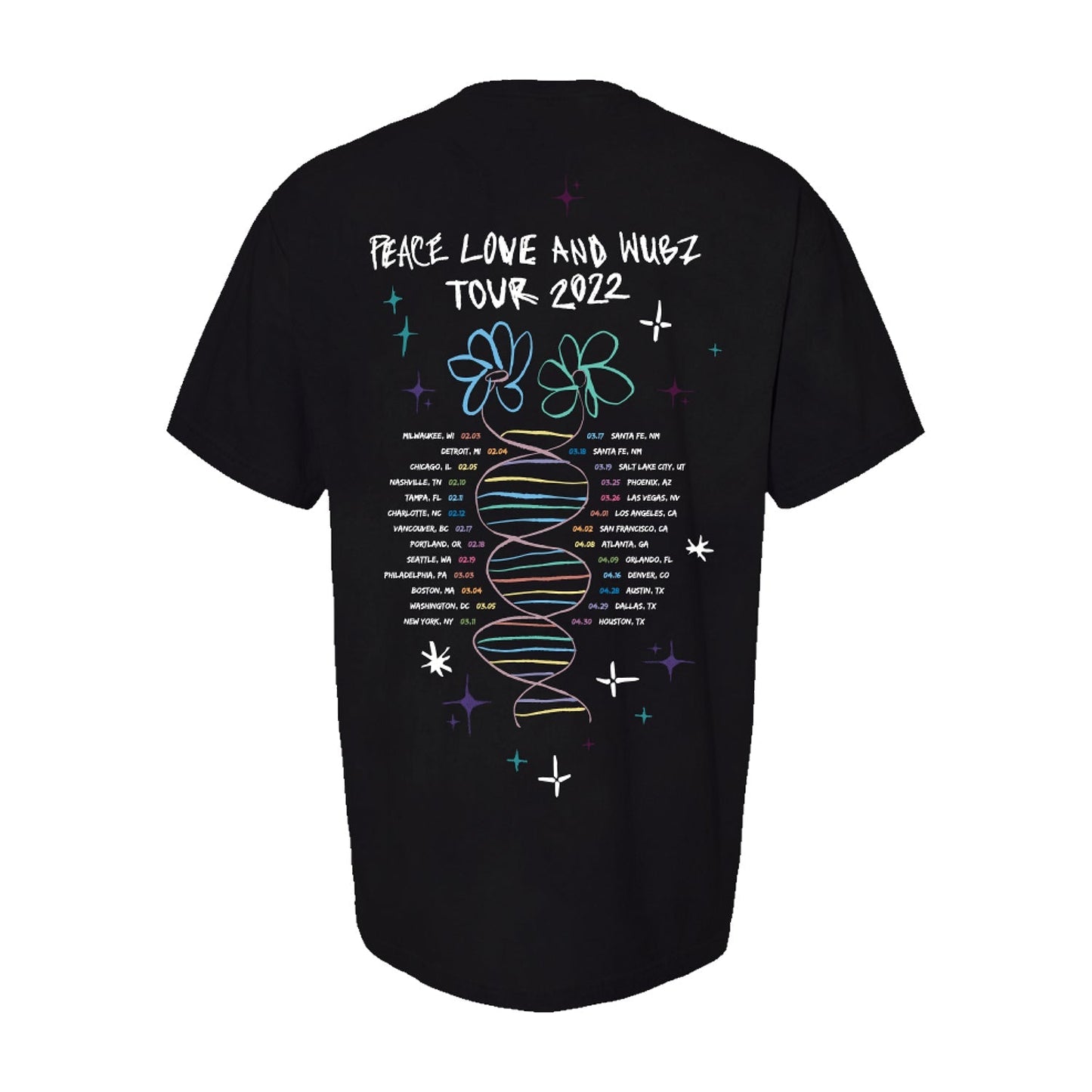 LSDREAM - PEACE LOVE & WUBZ Tour Tee