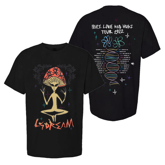 LSDREAM - PEACE LOVE & WUBZ Tour Tee